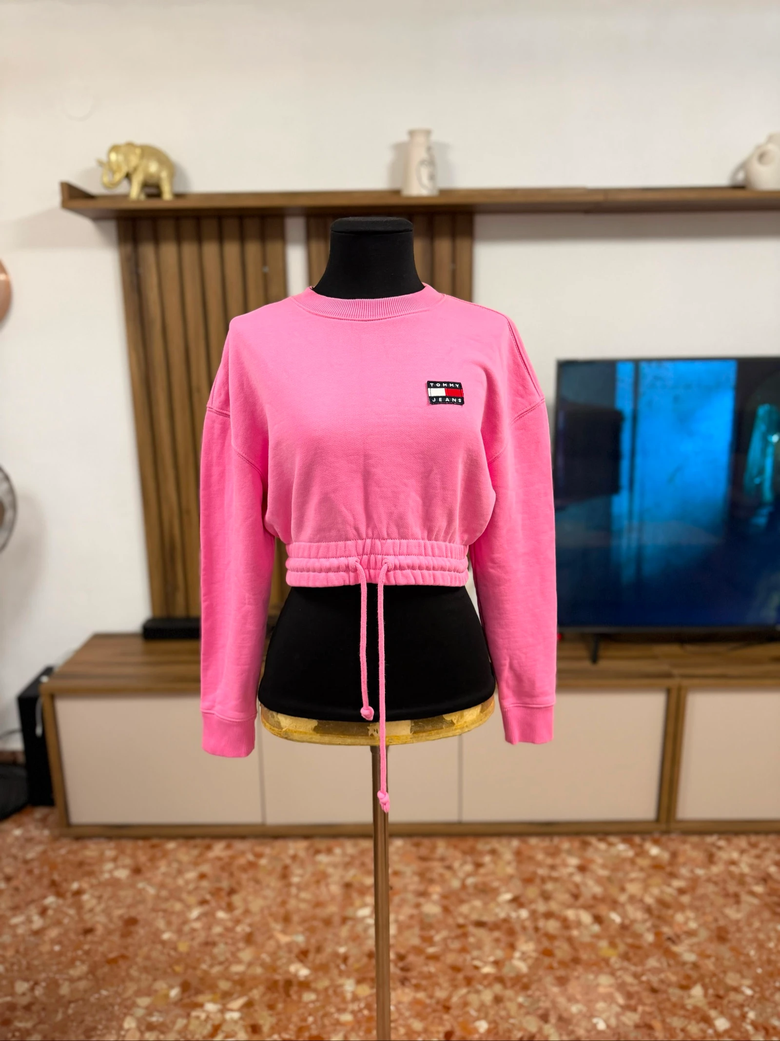Sudadera rosa Tommy Jeans 